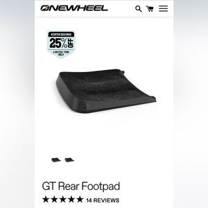 NIB ONEWHEEL GT Love Hump Rear Footpad